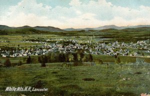 NH - Lancaster. Bird's Eye View circa 1900