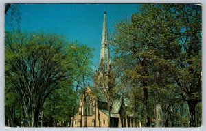 Christ Church Cathedral, Fredericton New Brunswick, 1966 Postcard, Slogan Cancel