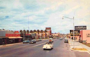 Street Scene Cars Tempe Arizona 1950s postcard