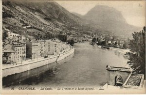 CPA GRENOBLE Les Quais La Tronche et le St-Eynard (685733)