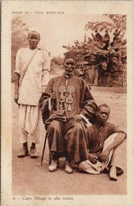 Capo Ndogo in Alfa Tenuta Africa Serie III Vita Africana Postcard F7