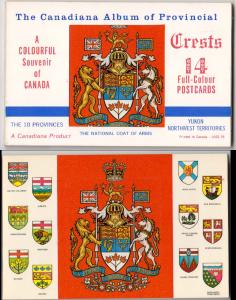 Album of Provincial Coat of Arms - 14 Postcards