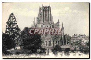 Old Postcard Coutances Apse of the Cathedral