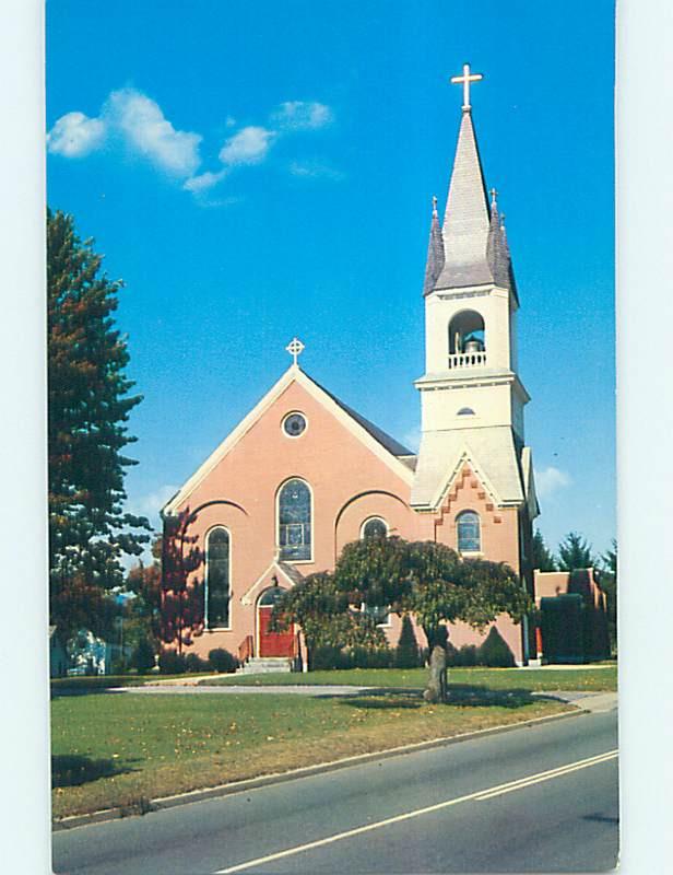 Unused Pre-1980 CHURCH SCENE Pittsford Vermont VT L4334