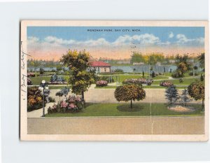 Postcard Wenonah Park, Bay City, Michigan