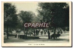 Old Postcard Vittel Petanque The ball game