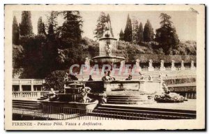 Postcard Old Florence Palazzo Pitti Vasca Anfiteatro