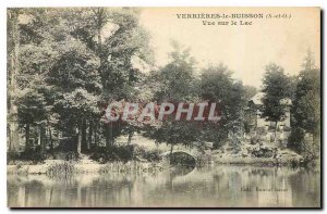 Old Postcard Verrieres le Buisson S and O Lake View