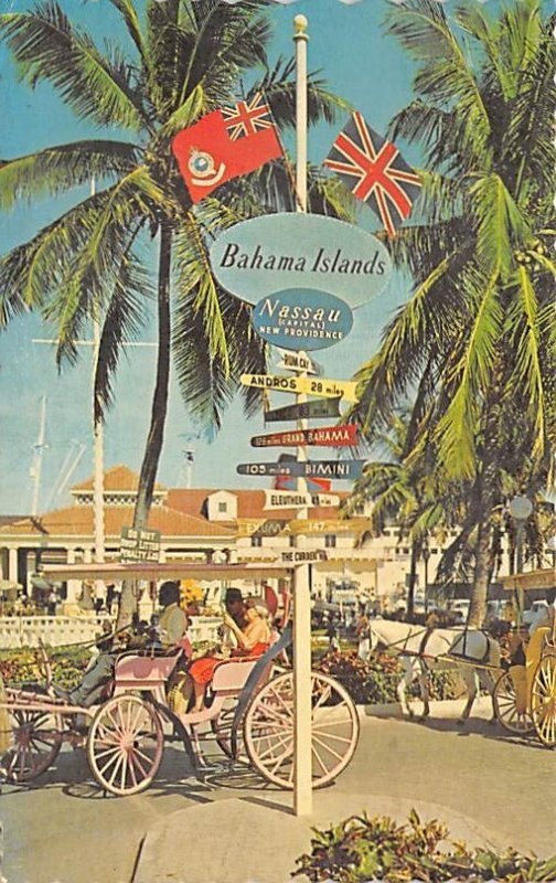 Rawson Square Nassau in the Bahamas Postal used unknown 