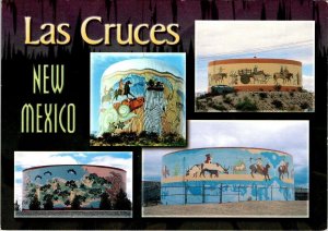 Las Cruces, NM New Mexico  NATIVE AMERICAN & SOUTHWEST MURALS  4X6 Art Postcard