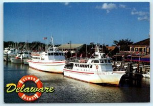 LEWES-REHOBOTH CANAL, Delaware DE ~ Fishing Boats Thelma Dale IV -4x6 Postcard