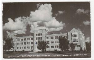 College of Our Lady Of the Ozarks Oblate Fathers Carthage Missouri RPPC postcard