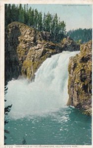 Upper Falls Of The Yellowstone Yellowstone National Park Detroit Publishing