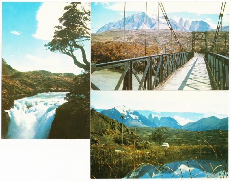 Chile Ultima Esperanza Lot of 7 1960s-1970s Postcards