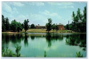 c1960 Wesleyan Lake Campus College Exterior View Macon Georgia Vintage Postcard