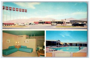 c1960 Flamingo Motor Hotel Montana Street El Paso Texas Petley Vintage Postcard 