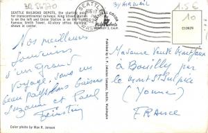 BR56270 Seattle railroa depots chemin de fer train railway