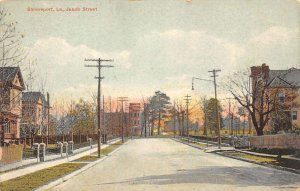 Shreveport Louisiana scene on Jacob Street antique pc DD7357