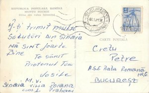 carte postala Romania Muntii Bucegi Stana din Valea Ialomitei peisaj de iarna