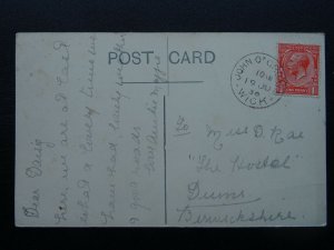 Scotland JOHN O' GROATS HOUSE Rainy rainy rattlestanes..... c1920s Postcard