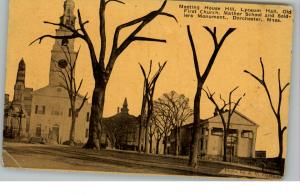 Dorchester MA Meeting House c1910 Postcard