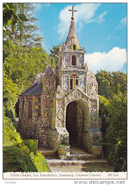 Little Chapel , Les Vauxbelets , Guernsey , Channel Islands , 50-70s