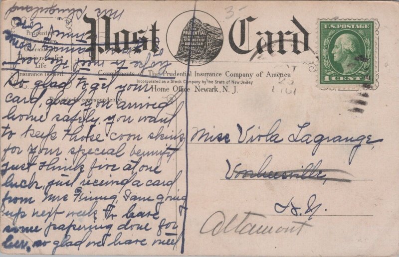 Gibraltar Grand Casemates Square Vintage Postcard C136