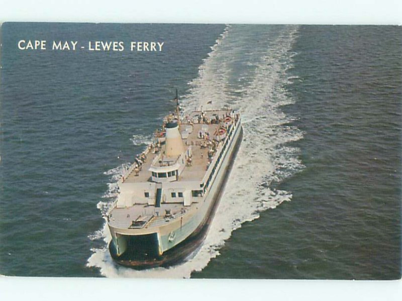 Pre-1980 FERRYBOAT SCENE Cape May - Near Wildwood & Vineland NJ AF3959