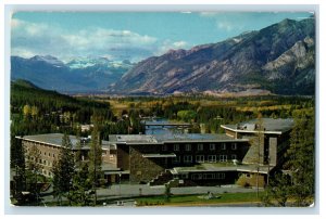 1971 Canadian Rockies Banff School of Fine Arts, Alberta Canada Postcard 