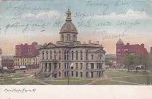 Illinois Peoria Court House 1907