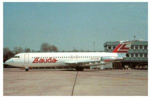 Lauda Air BAC 111 525 FT at Hannover 1985 Airplane Postcard