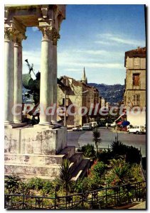 Postcard Modern Calvi Monument Aux Morts And Wilson Courses