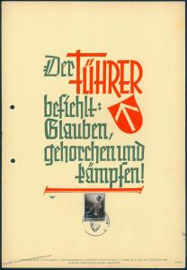 3rd Reich Germany Fuehrer Orders Faith Goebbels Wochenspruche der NSDAP Pr 82257