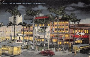 Plaza San Diego, California, USA Bus Stations 1943 Missing Stamp 