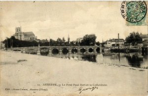 CPA Auxerre - Le Pont Paul Bert et la Cathedrale FRANCE (960539)