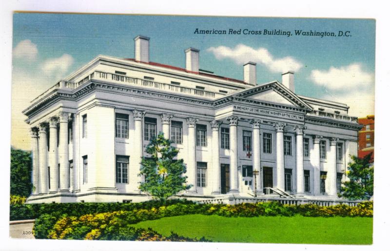 Arlington, Virginia to Nickerson, Kansas 1950 used, Washington DC Red Cross