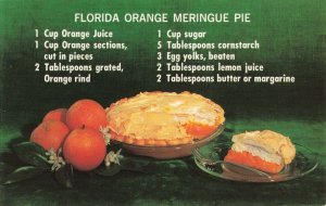 Postcard Florida Orange Meringue Pie