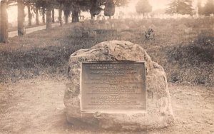 Graves Unmarked, Lie Buried in Rowley, Massachusetts Real Photo.