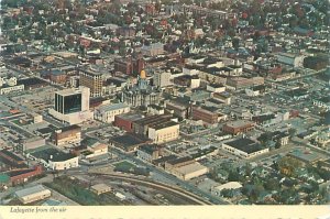 Lafayette Indiana Aerial View 1978 Continental Postcard