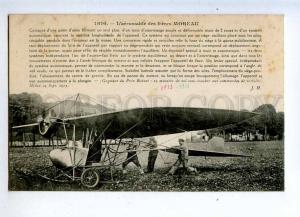 205366 FRANCE AVIATION airplane MOREAU Hauser #1816 old