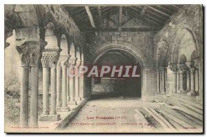 Old Postcard The Pyrenees St Bertrand de Comminges Interior of the cloister