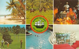 Saint Ann Parish, Jamaica  RUNAWAY BAY HOTEL~COUNTRY CLUB Horses~Golf Postcard