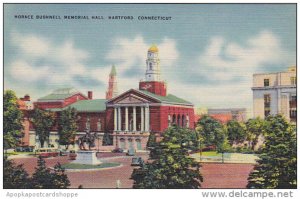 Connecticut Hartford Horace Bushnell Memorial Hall