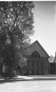 H85/ Cando North Dakota RPPC Postcard c1940s Methodist Church 223