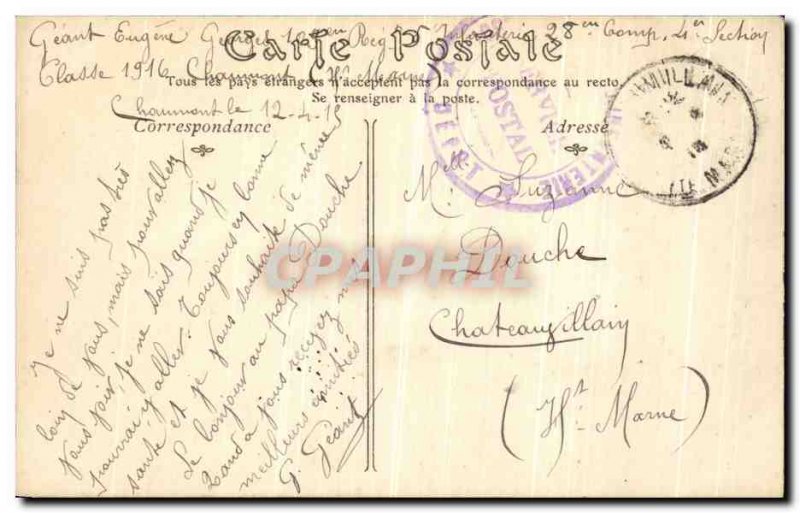 Old Postcard Chaumont La Prefecture