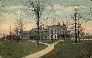 Trenton New Jersey NJ School for the Deaf Mutes c1910 Vintage Postcard