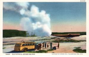 YELLOWSTONE NATIONAL PARK.  Haynes Linen Series. 36463.