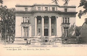 Byers Hall Yale University New Haven Conn. c.1902 Postcard A197