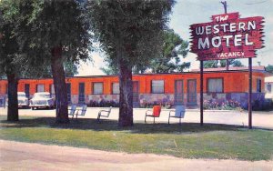 The Western Motel US Highway 50 Gunnison Colorado postcard