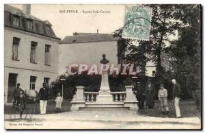 Maubeuge Old Postcard Sqaure Sadi Carnot